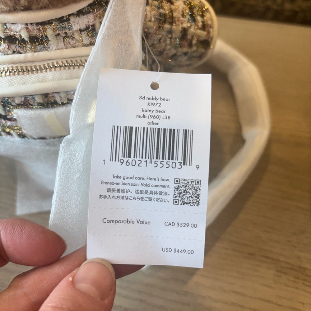 kate spade Lavender Metallic Crossbody Bag with Cream Strap - Picture 6 of 6